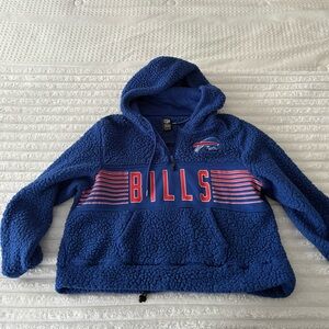 NFL Blue Buffalo Bills Fleece Hoodie